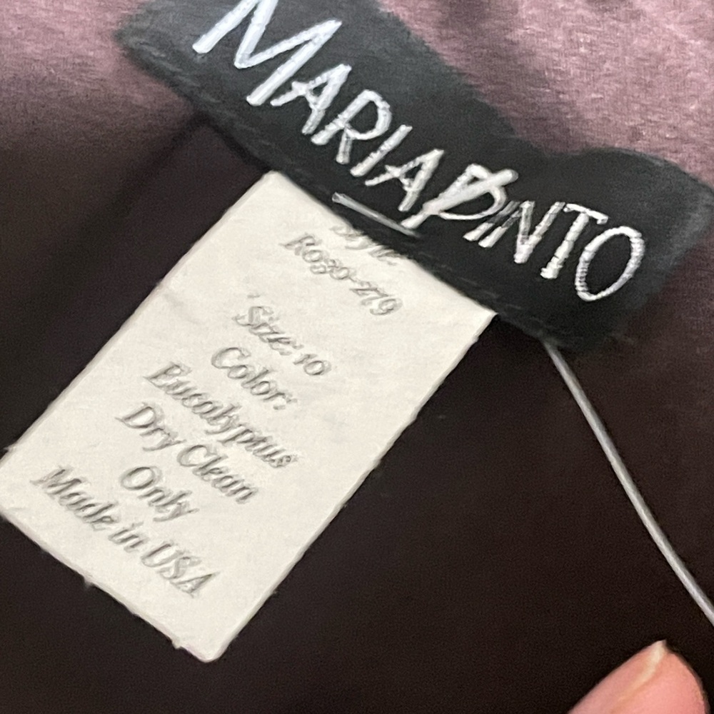 María Pinto Eucalyptus Genuine leather Size 10 - Picture 11 of 13